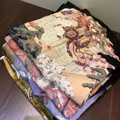 【まとめ売り】正絹留袖5枚 リメイク素材　ハンドメイド向け