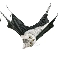 吊り下げ猫ハンモック 黒のサムネイル
