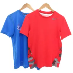 ナイキ NIKE ドライフィット DRI-FIT メッシュTシャツ スポーツウエア トレーニングウェア S M 赤 レッド 青 ブルー /BS ■YHS4
