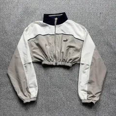 PUMA クロップド ツートン ウィンドブレーカー