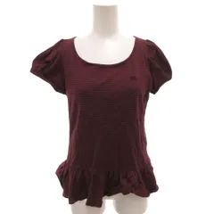 バーバリーブルーレーベル BURBERRY BLUE LABEL フレンチスリーブ ボーダー 半袖 カットソー IBO82