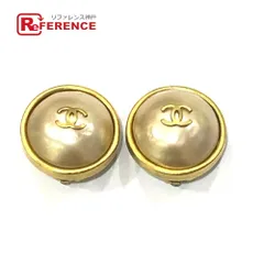 CHANEL シャネル イヤリング ココマーク フェイクパール GP ゴールド