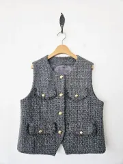 ツイード ベスト