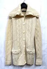 RALPH LAUREN｜ラルフローレン  カシミヤラムウール ケーブルニット カーディガン