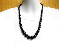 天然石 オニキスネックレス　　250720613