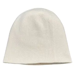 美品 JOHN SMEDLEY ジョンスメドレー ニットキャップ 帽子 キナリ メンズ レディース 古着 中古 USED