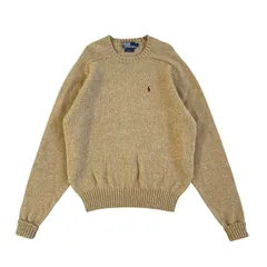 Polo by Ralph Lauren / ポロバイラルフローレン 90's ウールニットセーター ベージュ Lサイズ 状態良好