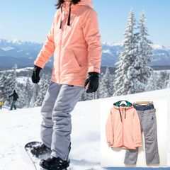 爽やかカラー◎【ESTIVO】エスティボ スキー ウェア ウエア 上下セット