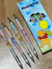 レトロ文具 くまのプーさん シャープペンシル ハン(HAN)フルセット まとめ クマのプーさんシャープペンシル ピグレット