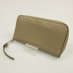 美品】FENDI ビーカブーレザー コインケース カードケース ベージュ 