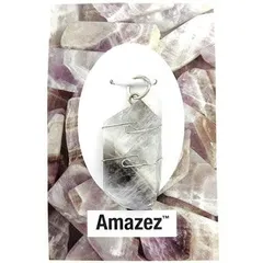 ★アマゼツペンダントトップ４個セット【ギャランティーカード付き】（Amazez） ※ロバート・シモンズ氏のヘブン＆アース社製!! Ｈ＆Ａ社製 アマゼツ パワーストーン 原石 天然石 ヘブン アンド アース社 ペンダント ペントップ お守り 祈願 ネックレス