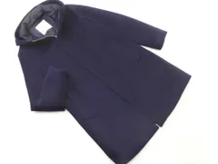 EDIFICE エディフィス ウール混 フード ロング コート sizeM/紺 ◇■ メンズ