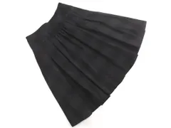 BURBERRY バーバリー BLACK LABEL ブラックレーベル ウール混 チェック フレア スカート size36/茶ｘ紺 ◇■ レディース