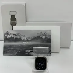 Apple Watch Ultra 3 本体 GPS+Cellularモデル 49mm ナチュラルチタニウム A3281 バンド付（ナチュラルチタニウムミラネーゼループS） No.F353