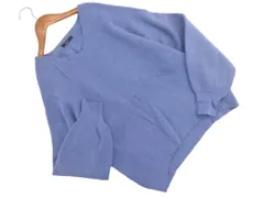 URBAN RESEARCH ROSSO アーバンリサーチロッソ ウール混 Vネック ニット セーター sizeF/青 ◇■ レディース