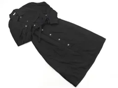 Uniqlo U ユニクロ ユー ルメール デニム ロング シャツ ワンピース sizeM/黒 ◇■ レディース