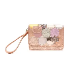 ツモリチサト 財布 tsumori chisato CARRY 新マルチドット マルチケース 二つ折り パスケース 小銭入れ ドット 猫 レディース 57096 ピンク(04)