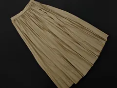 CLASSICAL ELF クラシカルエルフ ロング プリーツ スカート sizeM L/ベージュ ■■ レディース