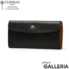 クレドラン 長財布 COMPE SLIM LONG WALLET 財布 本革 ロングウォレット 大容量 小銭入れ 日本製 レディース CL-3589 BLACK
