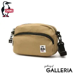 日本正規品 チャムス ショルダーバッグ メンズ レディース 小さい CHUMS 軽量 ミニ バッグ 黒 ショルダーポーチスウェット SWEAT CH60-3590 Beige(B001)