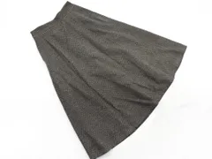 IENA イエナ ウール混 ドット ロング スカート size36/グレー ◇■ レディース