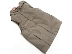 Rope Picnic ロペピクニック フード ダウンベスト size38/ベージュ ◇■ レディース