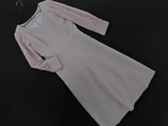 PROPORTION プロポーション ボディドレッシング レーススリーブ Aライン ワンピース sizeM/ラベンダー ◇■ レディース