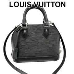 ● ルイヴィトン LOUIS VUITTON ハンドバッグ  M40862 エピ アルマBB ノワール 2WAYショルダー  黒 レザー レディース S5Y460