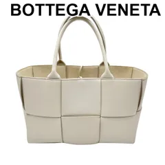 ● ボッテガヴェネタ BOTTEGA VENETA トートバッグ ザ・アルコ トート マキシイントレチャート 白 レザー レディース S5Y459のサムネイル