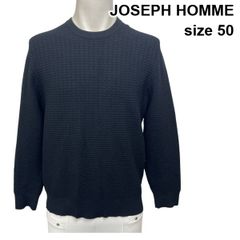新品JOSEPH HOMME ヴィスコースリンクスクルーネックニット サイズ50
