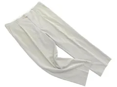 DAKS ダックス ストライプ タック パンツ size96/白ｘグレー ■■ メンズ