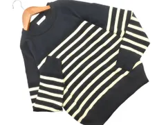 KOE コエ ボーダー ニット セーター sizeS/紺 ◇■ メンズ