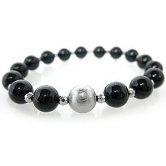 Dr+BK ゲルマニウム99%シルバーxゴールド ブレスレットL 展示品、未