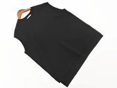 URBAN RESEARCH アーバンリサーチ スリット ニット ベスト sizeF/黒 ◇■ レディース