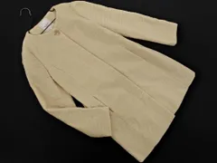 Techichi テチチ ノーカラー コート sizeL/アイボリー ◇■ レディース