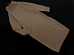 NATURAL BEAUTY BASIC ナチュラルビューティーベーシック タートルネック ニット ワンピース sizeM/ベージュ ◇■ レディース