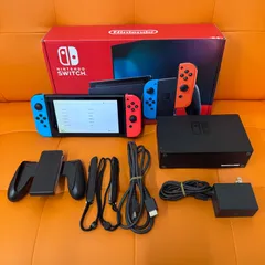 【動作確認済】Nintendo Switch ネオンブルー ネオンレッド HAD-S-KABAA 2019年製 ジャンク
