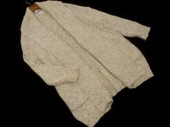 ZARA ザラ ロング カーディガン sizeM/オフホワイトｘグレー ◇■ レディース