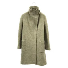 ラルフローレン RALPH LAUREN ハーフコート グレー ウール ハーフコート レディース Used A