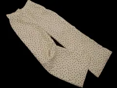 U by Spick & Span スピック＆スパン ドット柄 ワイド パンツ size38/アイボリー ■◇ レディース