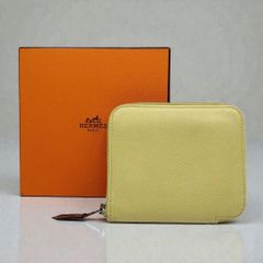 ⭐️美品⭐️ エルメス アザップ シルクイン コンパクト イエロー 刻印Z HERMES】エルメス『アザップ シルクイン コンパクト』Z刻印 2021年製