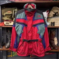 90s THE NORTH FACE ザノースフェイス TNFX レトロ カラーブロック ウィンター マウンテン パーカ N174