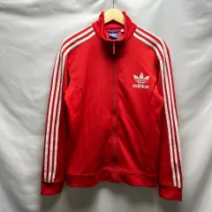 正規品/110 adidas アディダス ヨーロッパ レッド トラックジャージ/ジャージ