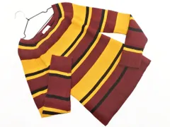 grove グローブ ボーダー ニット セーター sizeM/赤ｘ黄ｘ黒 ◇■ レディース