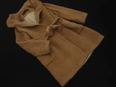 ZARA basic ザラ ベーシック モヘア混 フーディー コート sizeM/ベージュ ◇■ レディース