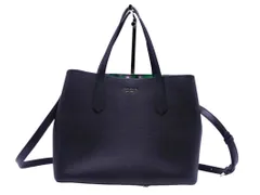 kate spade ケイトスペード フェイクレザー 2WAY ハンド バッグ 黒 ■■ レディース