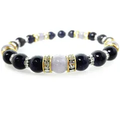 ★ラベンダーアメジスト＆アメジストブレスレット１０個セット【ラベンダーアメジスト高級８ｍｍ珠、アメジスト高級８ｍｍ珠】 （Lavender Amethyst、Amethyst、紫水晶） パワーストーン ブレスレット 天然石 ブレスレット