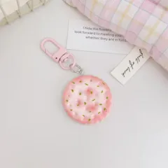 ドーナツ型シリコンキーホルダー