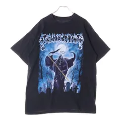 VINTAGE (ヴィンテージ) 00s DISSECTION WHERE DEAD ANGELS LIE 両面プリント半袖Tシャツ カットソー ブラック タグ無し