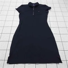 ◇ ⊂ トミー ヒルフィガー TOMMY HILFIGER 76J3205 ポロワンピース ネイビー系 レディース S E  【1511060032003】